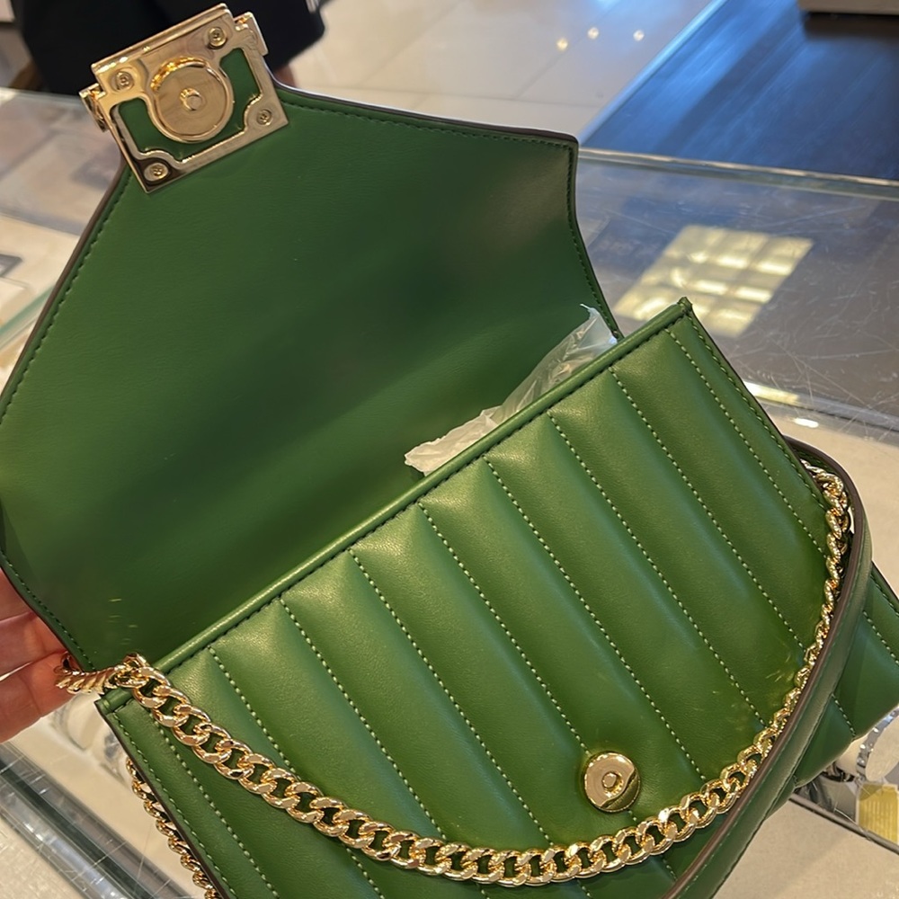 Michael Kors Whitney Medium Flap Chain Shoulder Bag 
Fern Green 
NWT - Picture 8 of 16